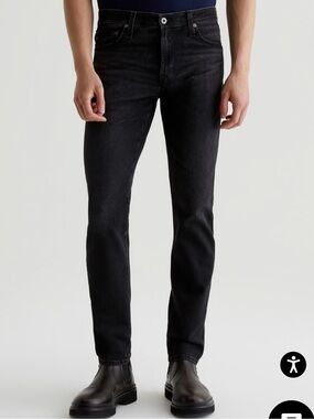 AG The Tellis Modern Slim Jean, black, 18 inch Waist